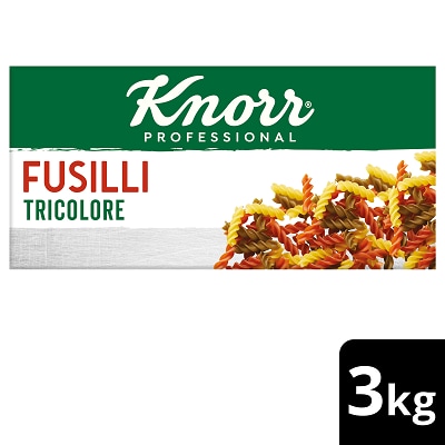 Knorr Professional Fusilli tricolore Deegwaren 3 kg - 